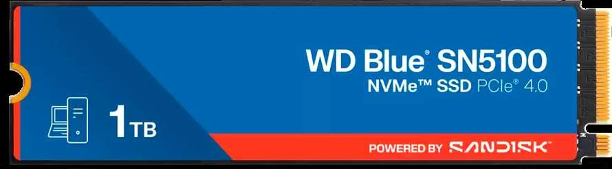 Sandisk Western Digital 1TB WD Mėlyna® SN5100 NVMe™ SSD