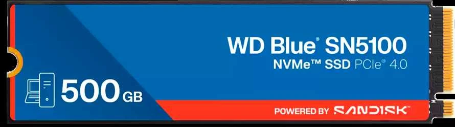 Sandisk Western Digital 500GB WD Mėlyna® SN5100 NVMe™ SSD