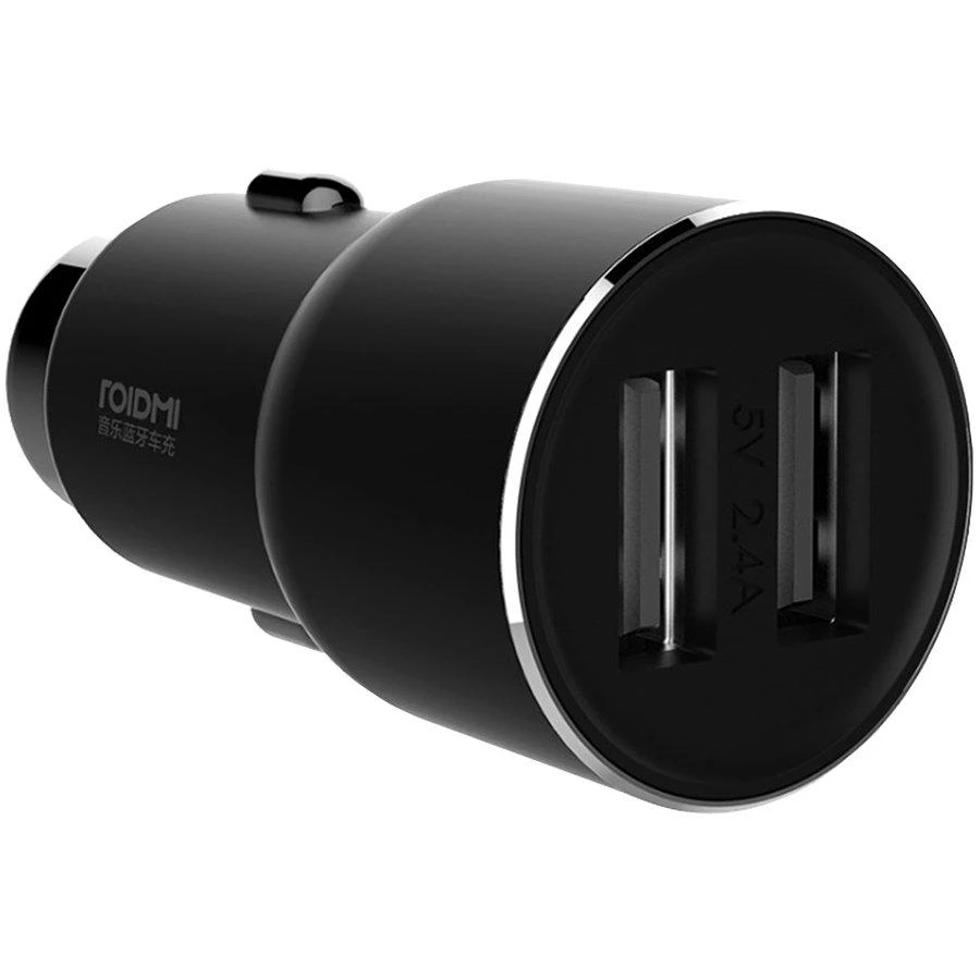 Xiaomi Roidmi 3S USB 2.4A FM moduliatorius - automobilinis įkroviklis, Juodas