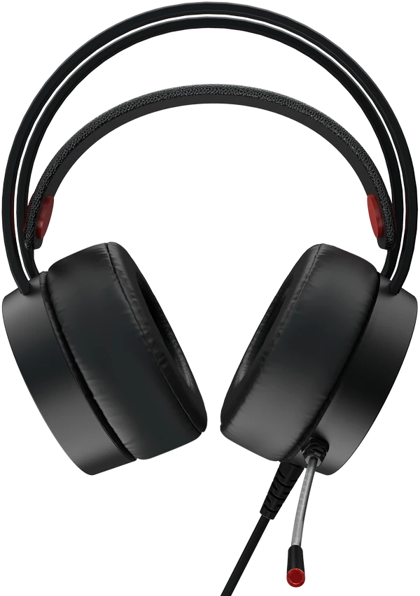 Canyon GH-8A ausinės su mikrofonu ir raudonomis detalėmis