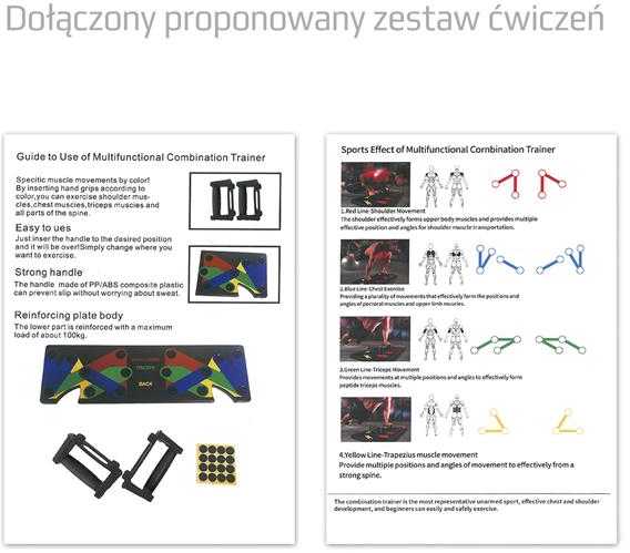 PU10B PUSH UP MULTI MAT HMS (Pažeista pakuotė)