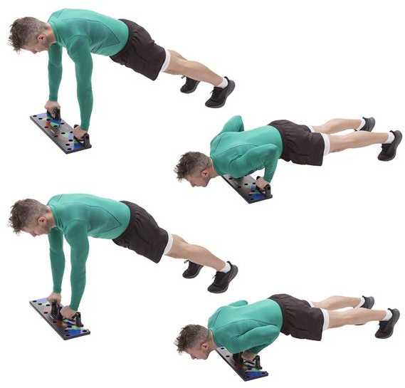 PU10B PUSH UP MULTI MAT HMS (Pažeista pakuotė)