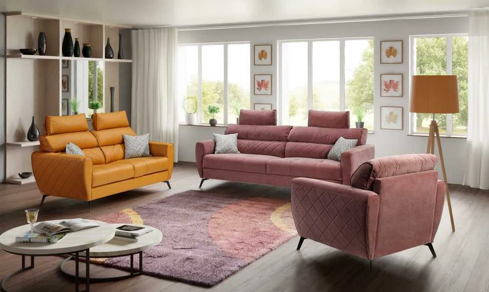 Feniks Meble Sofa-lova SCANDIC 3F FENIKS AUDINYS V GRUPĖ