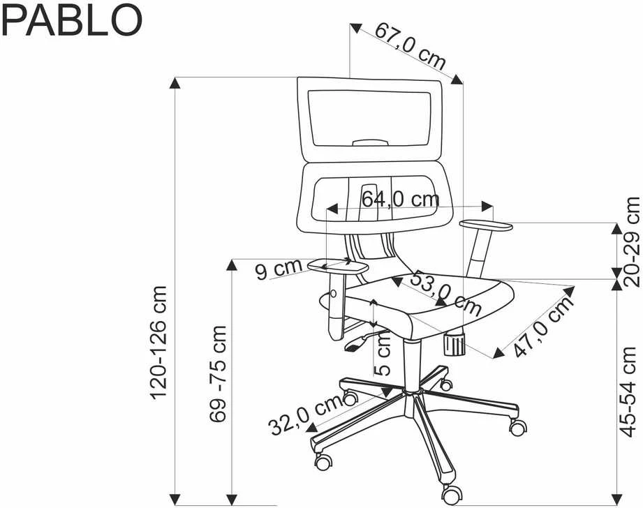 Halmar Darbo kėdė PABLO