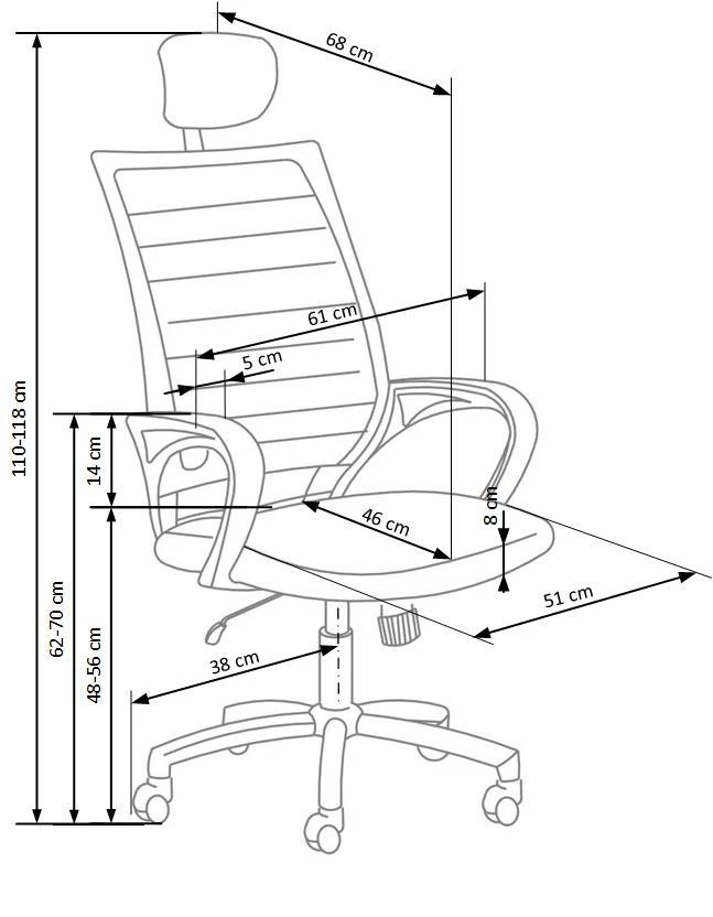 Halmar Darbo kėdė SOCKET