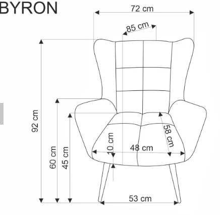 Halmar Fotelis BYRON