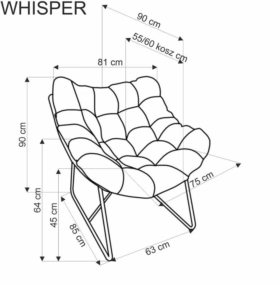 Halmar Fotelis WHISPER