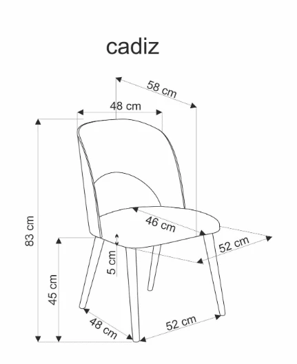 Halmar Kėdė CADIZ