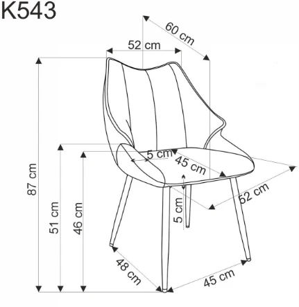 Halmar Kėdė K-543
