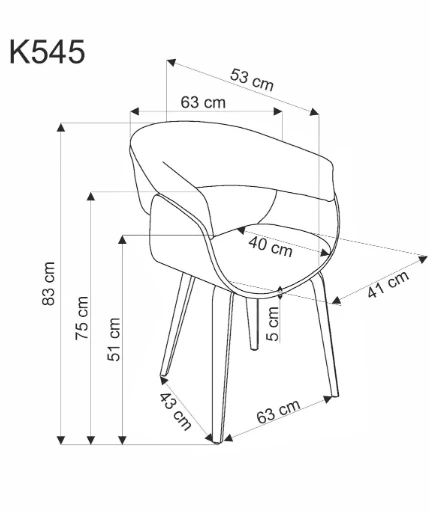 Halmar Kėdė K-545