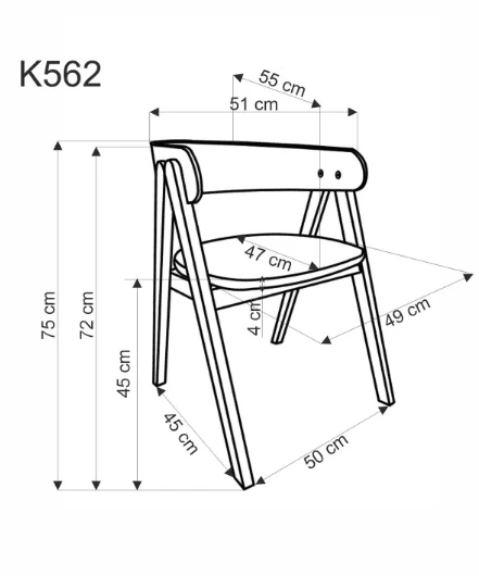 Halmar Kėdė K-562