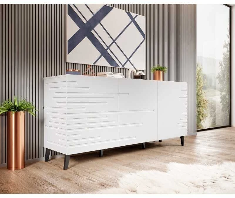 Halmar Komoda NOVA Bialy mat/baltas mat