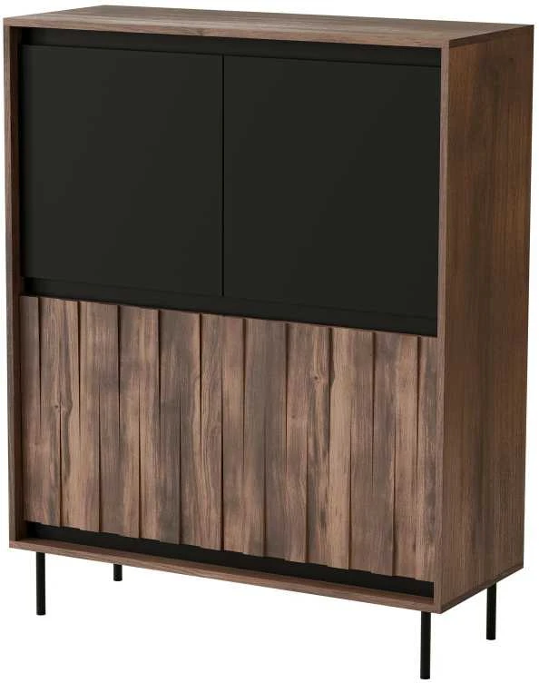 Halmar Komoda SWING KM-2 Spalva orzechowy/juoda