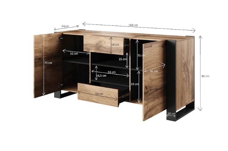 Halmar Komoda WOOD