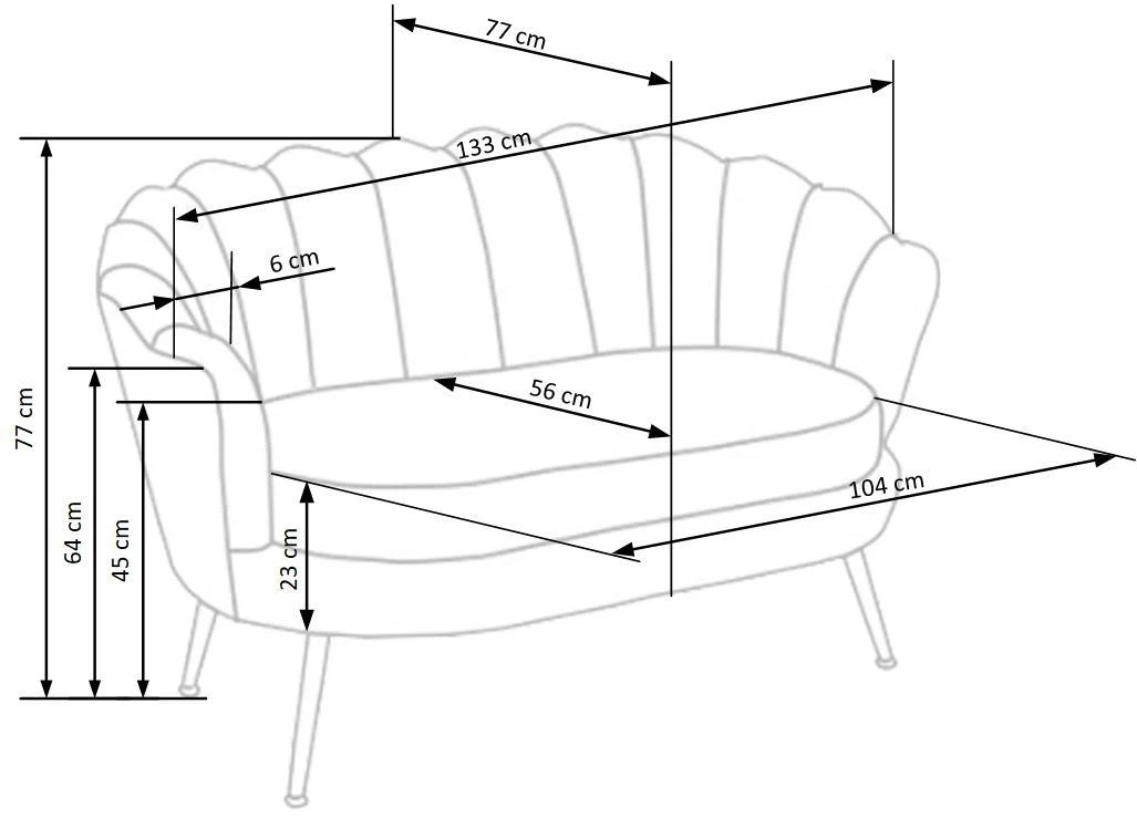 Halmar Sofa AMORINITO XL
