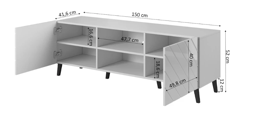 TV staliukas Halmar TV spintelė ABETO 150