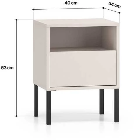 Ml Meble Naktinė spintelė BARNEE 05
