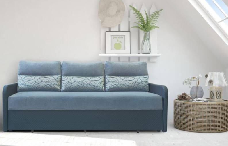 Plunges Baldai Sofa - lova KAMANĖ PB audinys II grupė