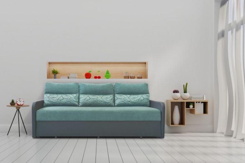 Plunges Baldai Sofa - lova KAMANĖ PB audinys II grupė
