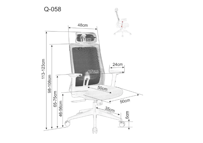 Signal Meble Darbo kėdė Q-058