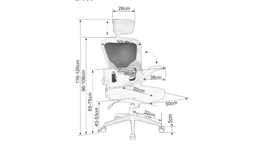 Signal Meble Darbo kėdė Q-060