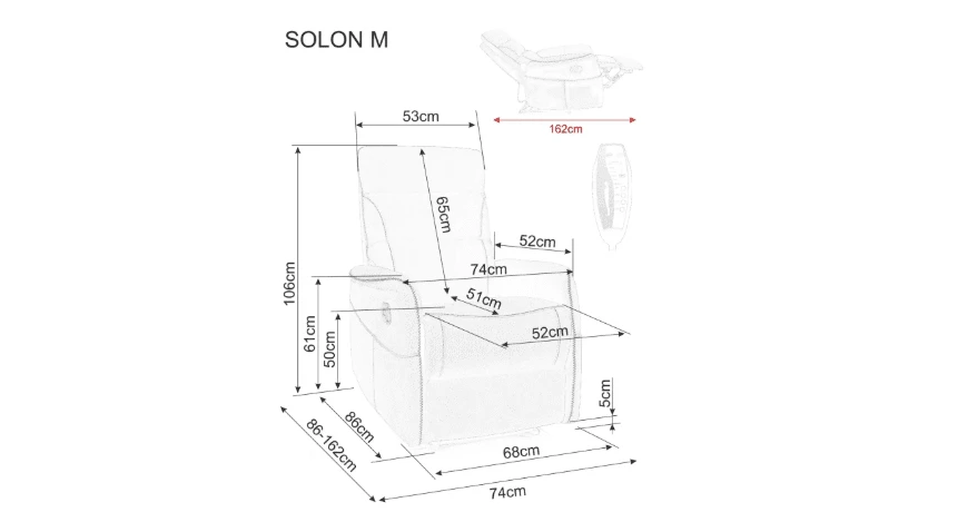 Signal Meble Fotelis SOLON M VELVET