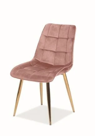 Signal Meble Kėdė CHIC VELVET AUKSAS