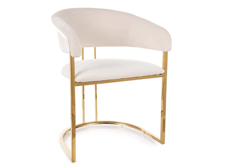 Signal Meble Kėdė TULIPE GOLD VELVET
