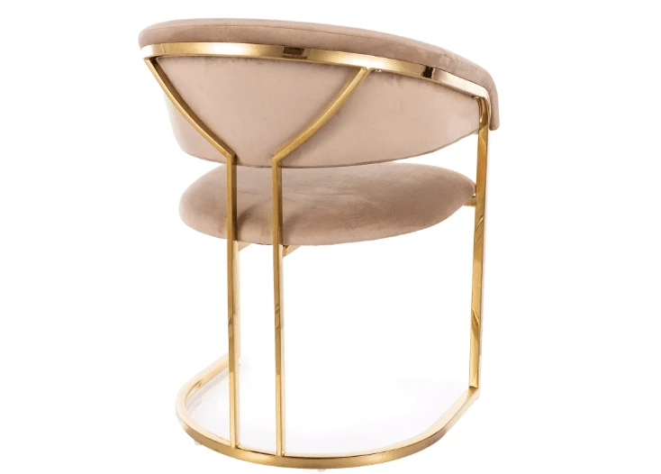 Signal Meble Kėdė TULIPE GOLD VELVET