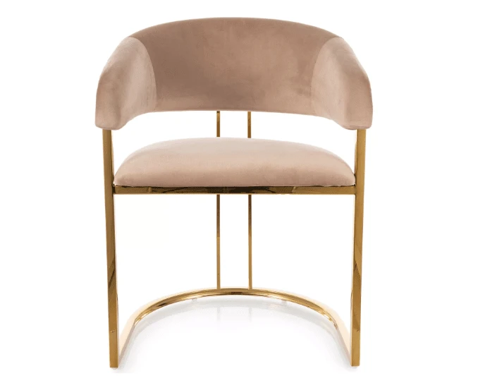 Signal Meble Kėdė TULIPE GOLD VELVET