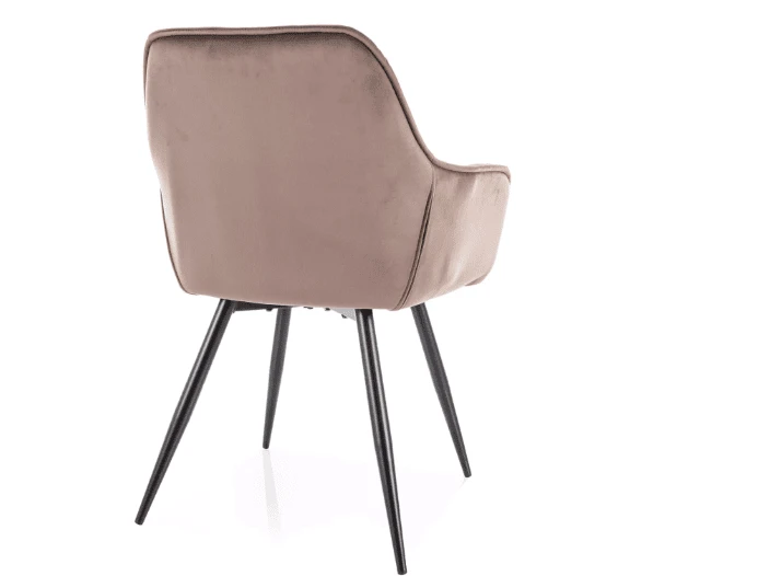 Signal Meble Valgomojo komplektas - Stalas DOLCE CERAMIC + Kėdės CHERRY VELVET