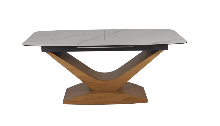 Signal Meble Valgomojo komplektas - Stalas DOLCE CERAMIC + Kėdės CHERRY VELVET