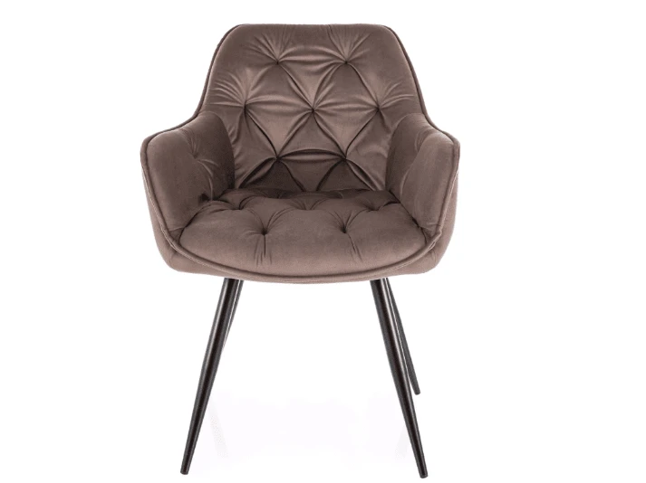 Signal Meble Valgomojo komplektas - Stalas DOLCE CERAMIC + Kėdės CHERRY VELVET