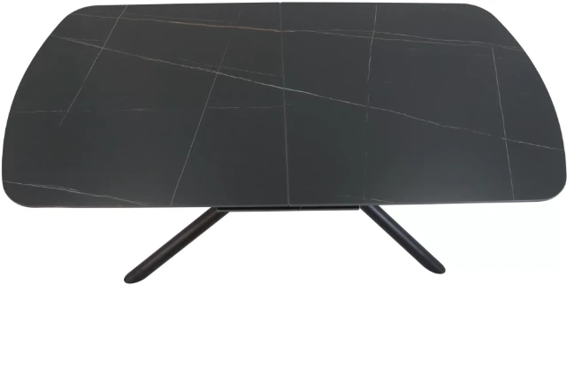 Signal Meble Valgomojo komplektas - Stalas VECTOR CERAMIC+ Kėdės SERVIO VELVET