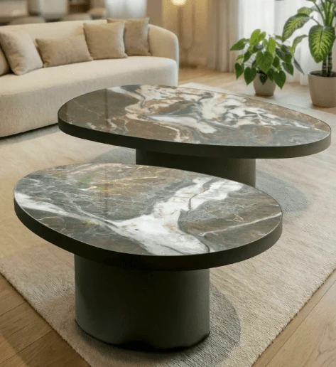 Signal Meble Žurnalinis staliukas GUSTO B CERAMIC 98X73