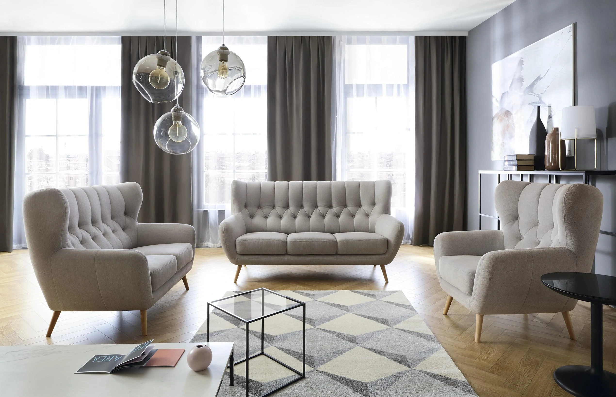 Sofa KELSO 3 GALA AUDINYS C+