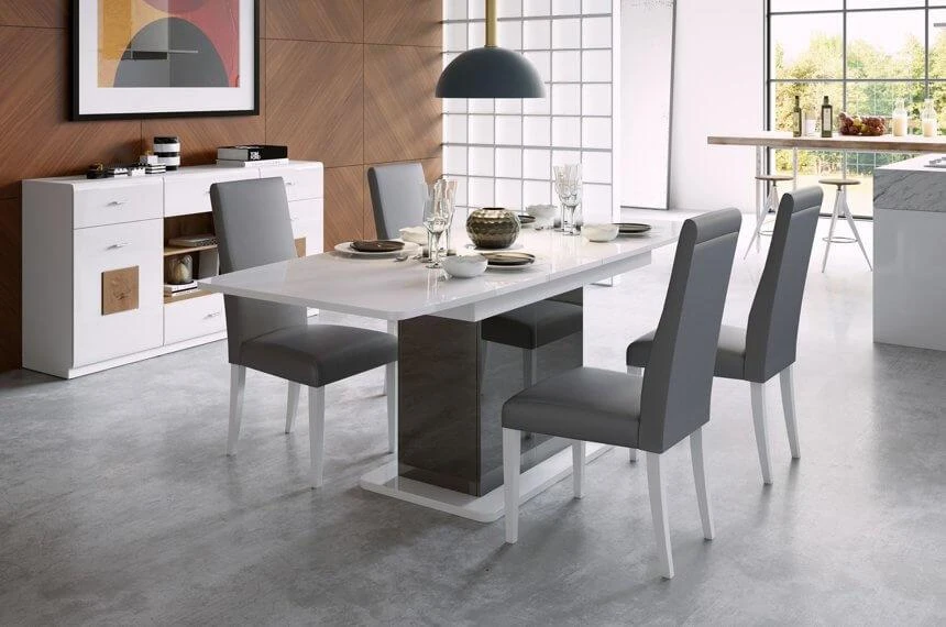 Szynaka Trendline Stalas STAR 03 Bialy mat