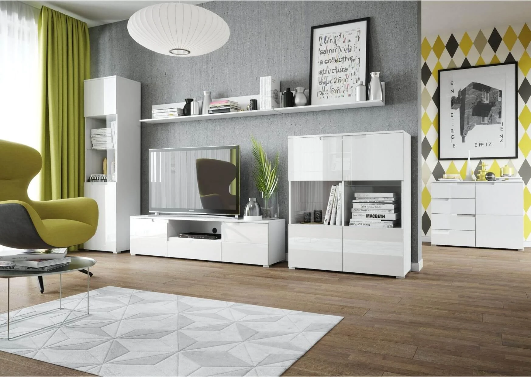 TV staliukas Szynaka Trendline TV spintelė SELENE 9
