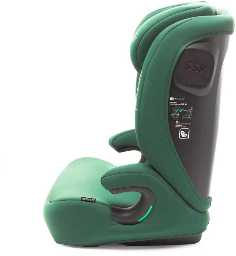 4Baby autokėdutė NERO 100-150CM tamsiai žalia I-SIZE