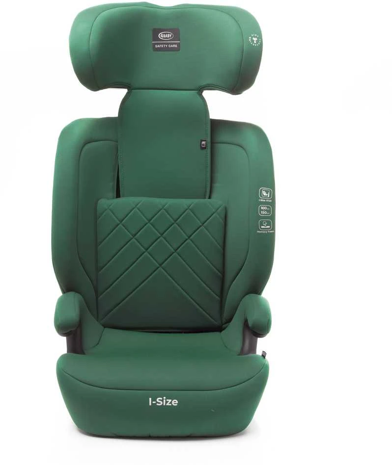 4Baby autokėdutė NERO 100-150CM tamsiai žalia I-SIZE