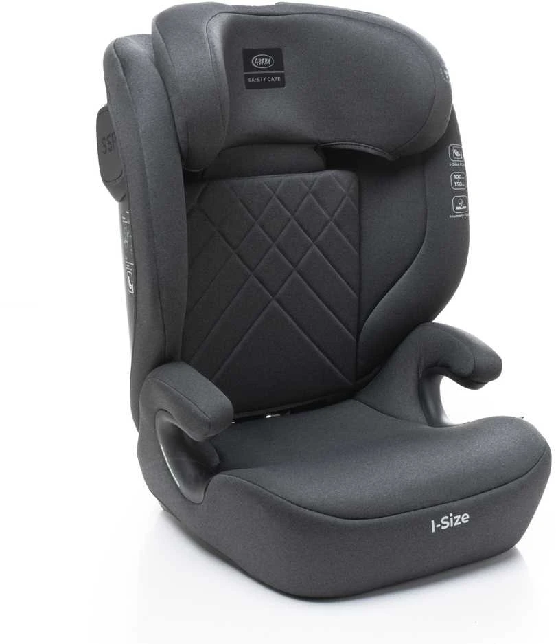 4Baby autokėdutė NERO 100-150CM tamsiai pilka I-SIZE