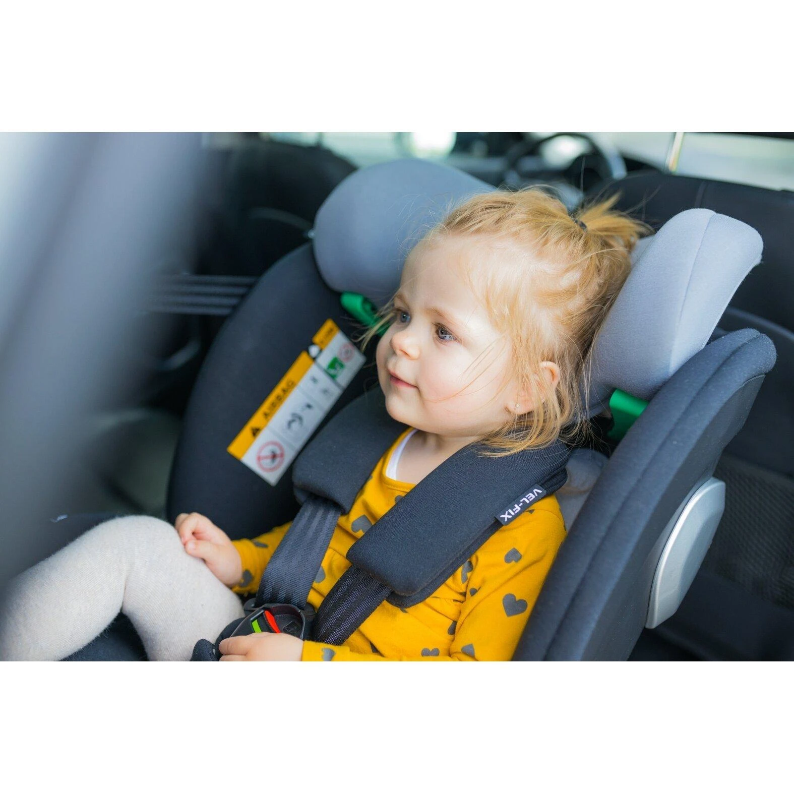 4Baby autokėdutė VEL-FIX 40-150CM juoda I-SIZE