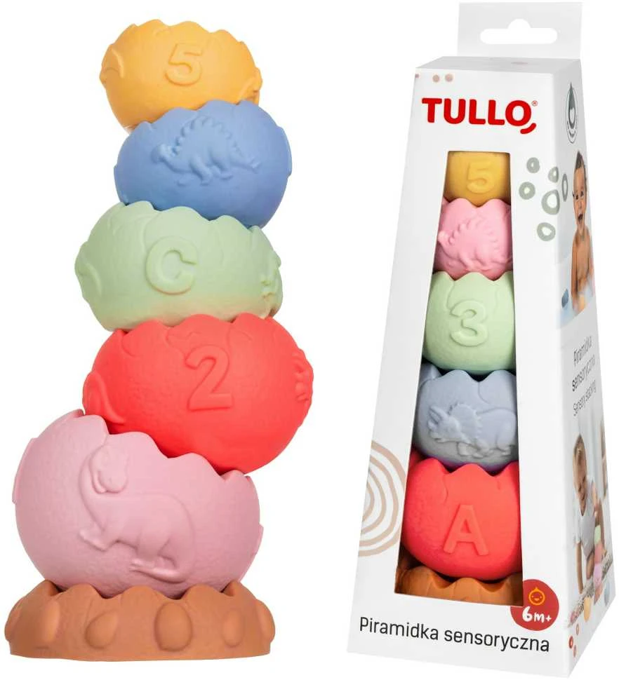 AM Tullo Tullo piramidė sensorinė be skilučių 611