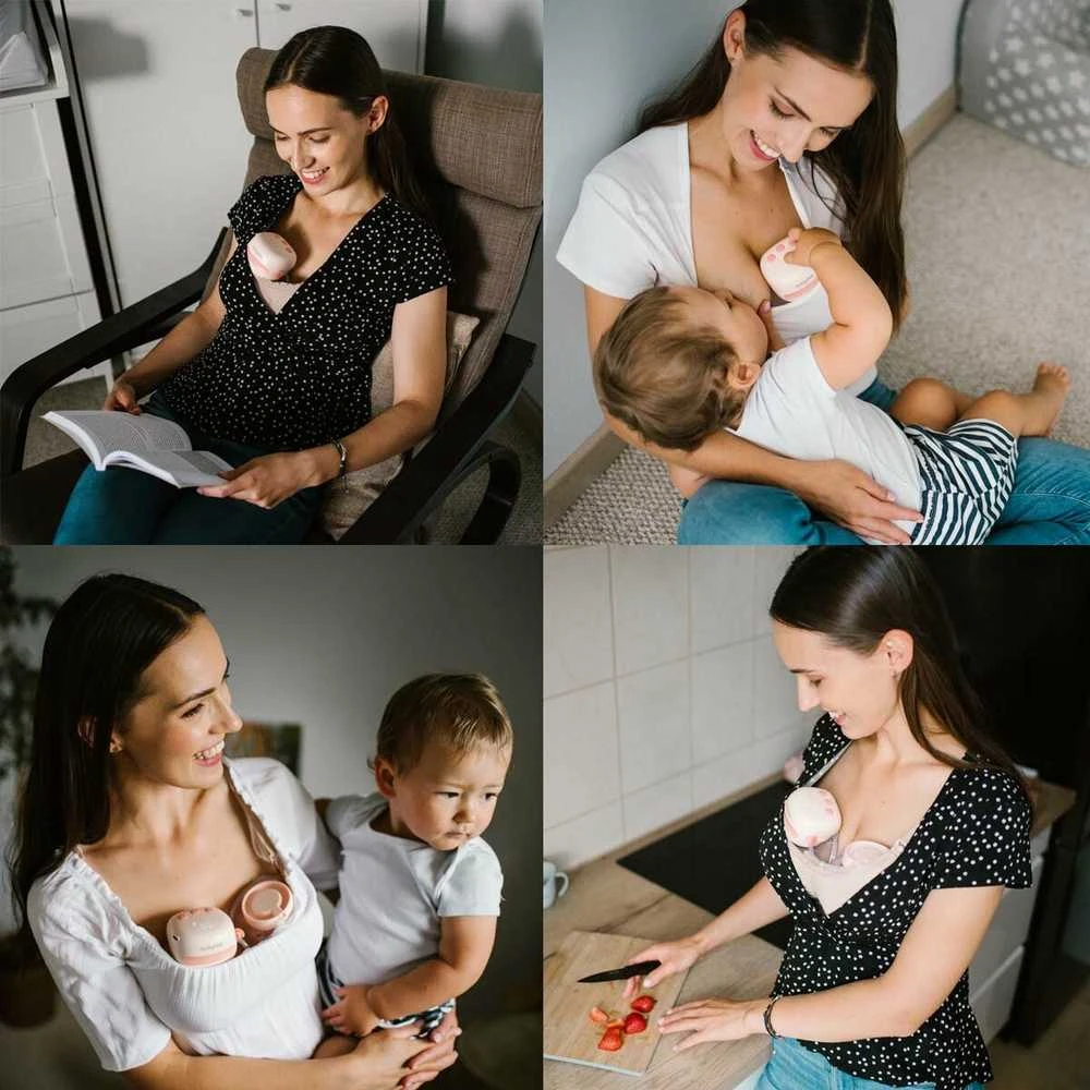 BabyOno dvigubas laisvų rankų elektrinis pientraukis, TWINNY, 1002