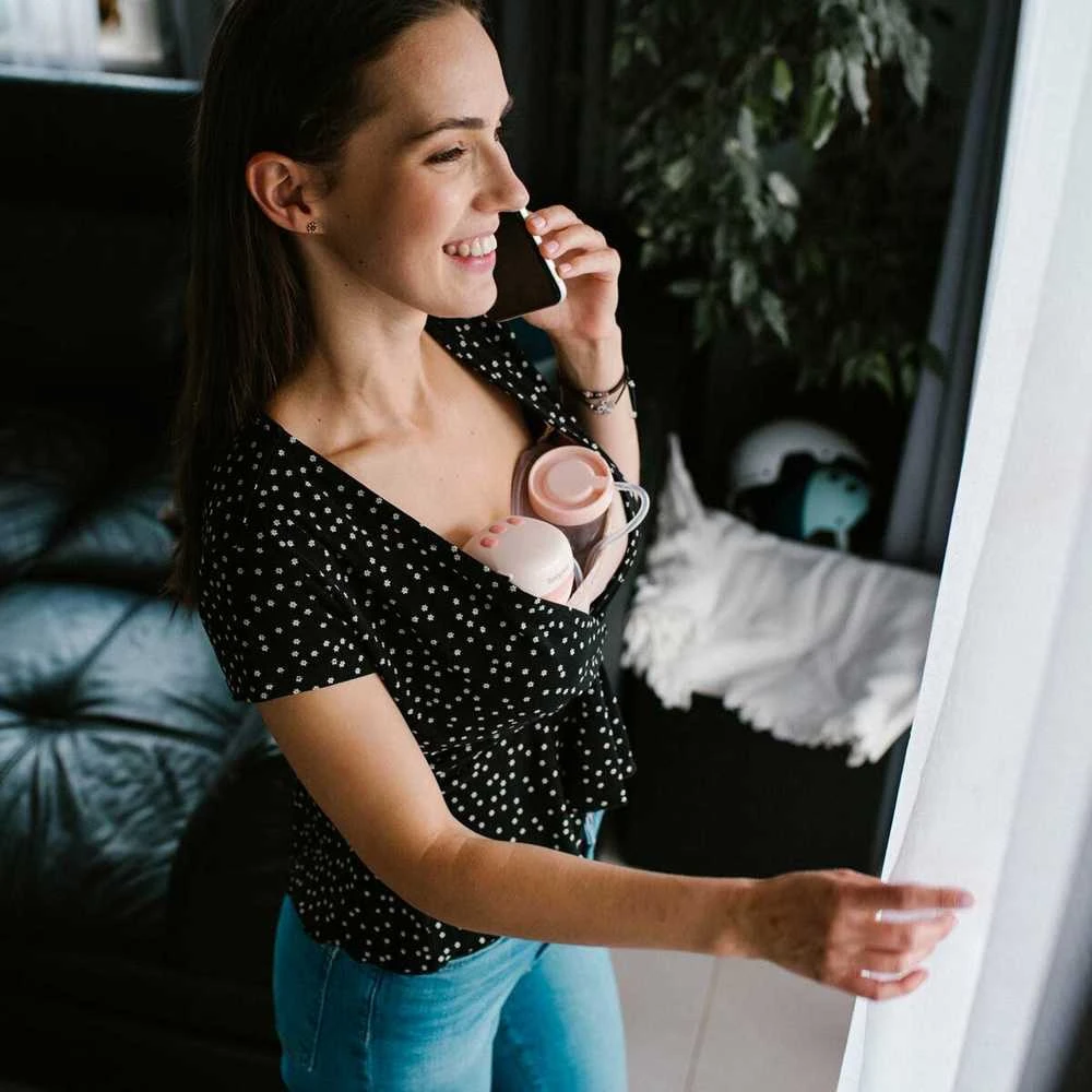 BabyOno dvigubas laisvų rankų elektrinis pientraukis, TWINNY, 1002