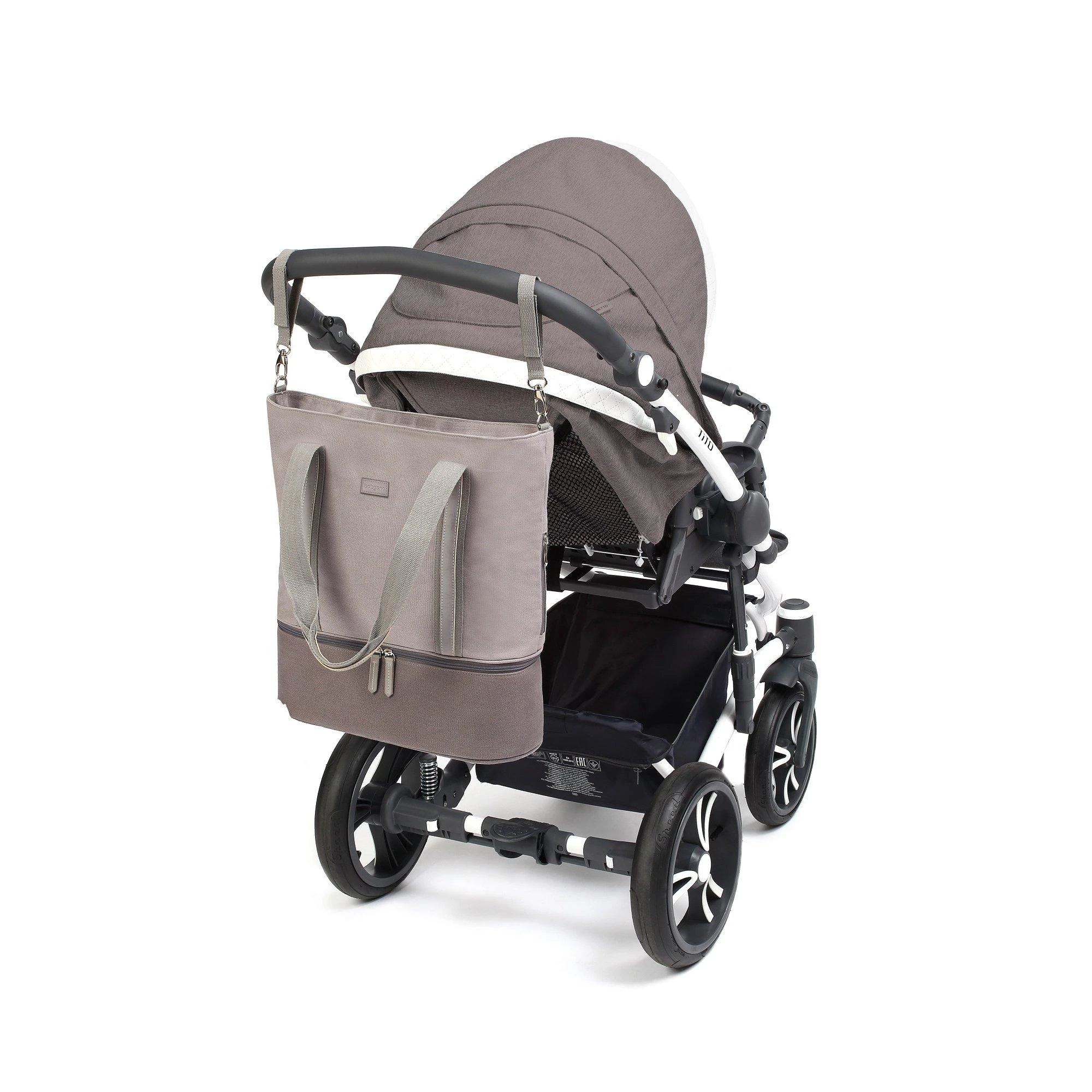 Baby Ono Babyono mamos tašė „COMFORT SUPREME” pilka 1509/02