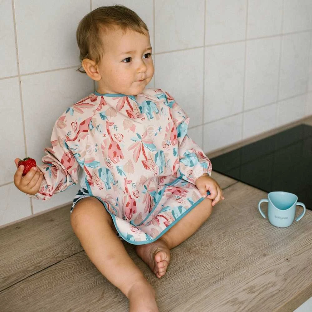Baby Ono BabyOno prijuostėlė su rankovėmis džiunglės, 24m+, 1477/02