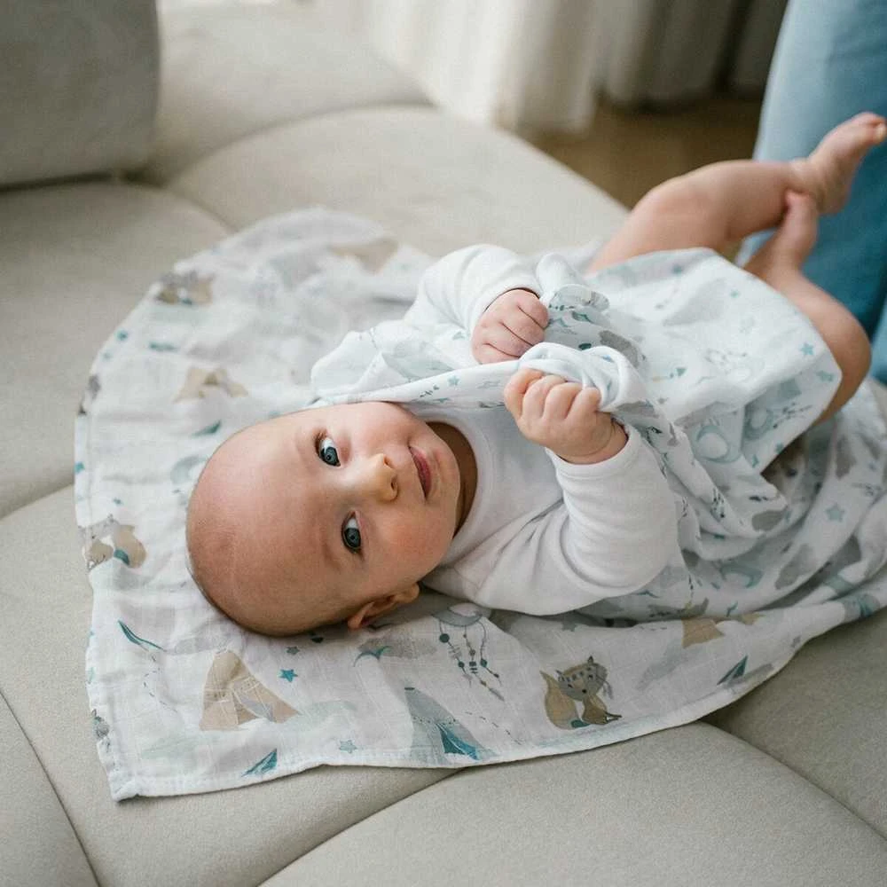 Baby Ono BabyOno vystyklai bambukiniai 3 vnt mėlyni 397/12