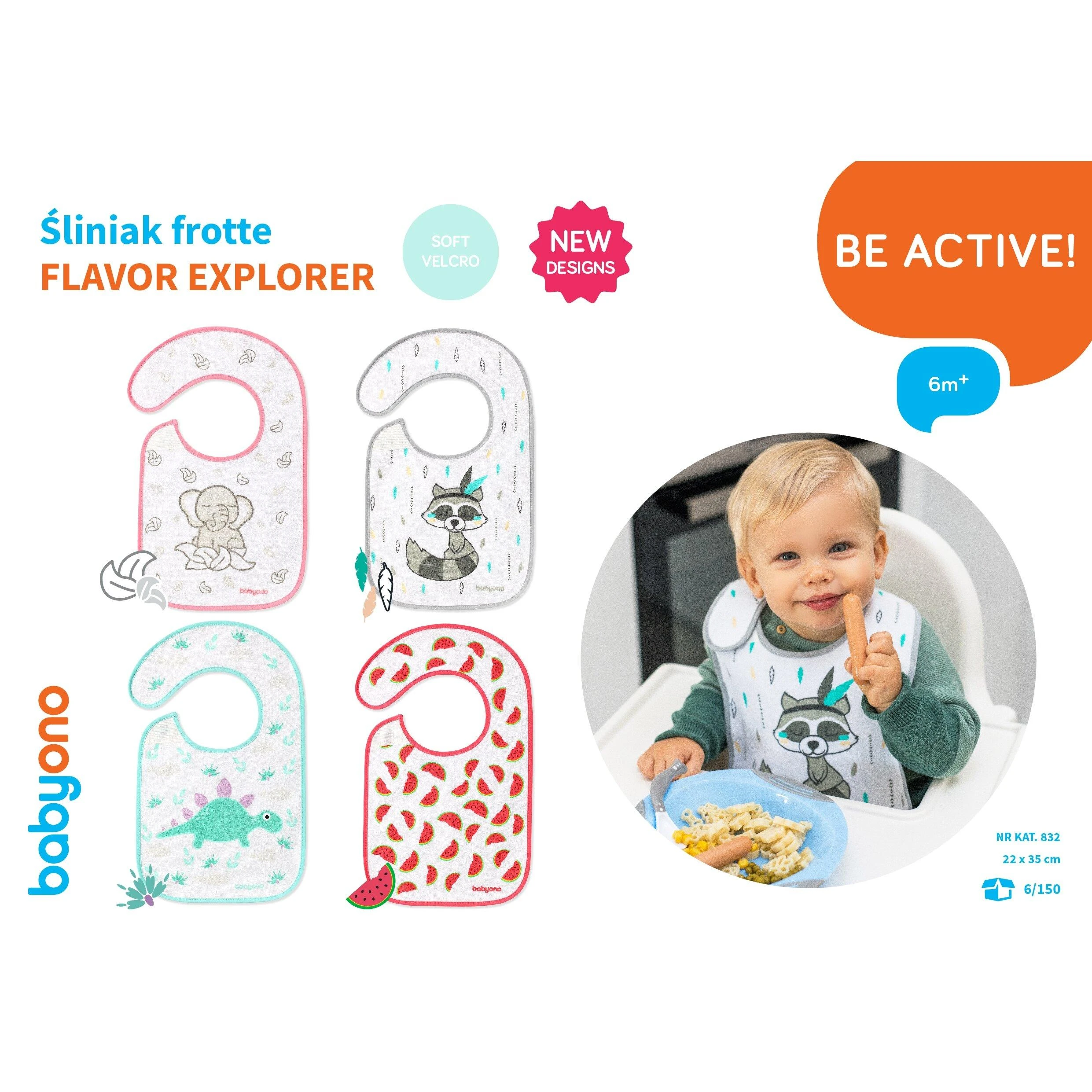 Baby Ono Seilinukas frotinis, neperšlampantis nuo 6 mėn.