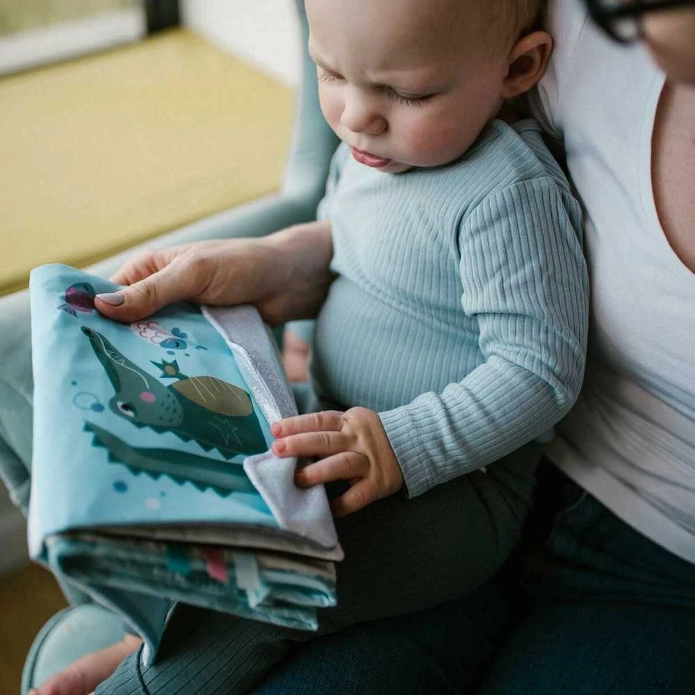 Baby Ono Babyono knygutė sensorinė safari 1564